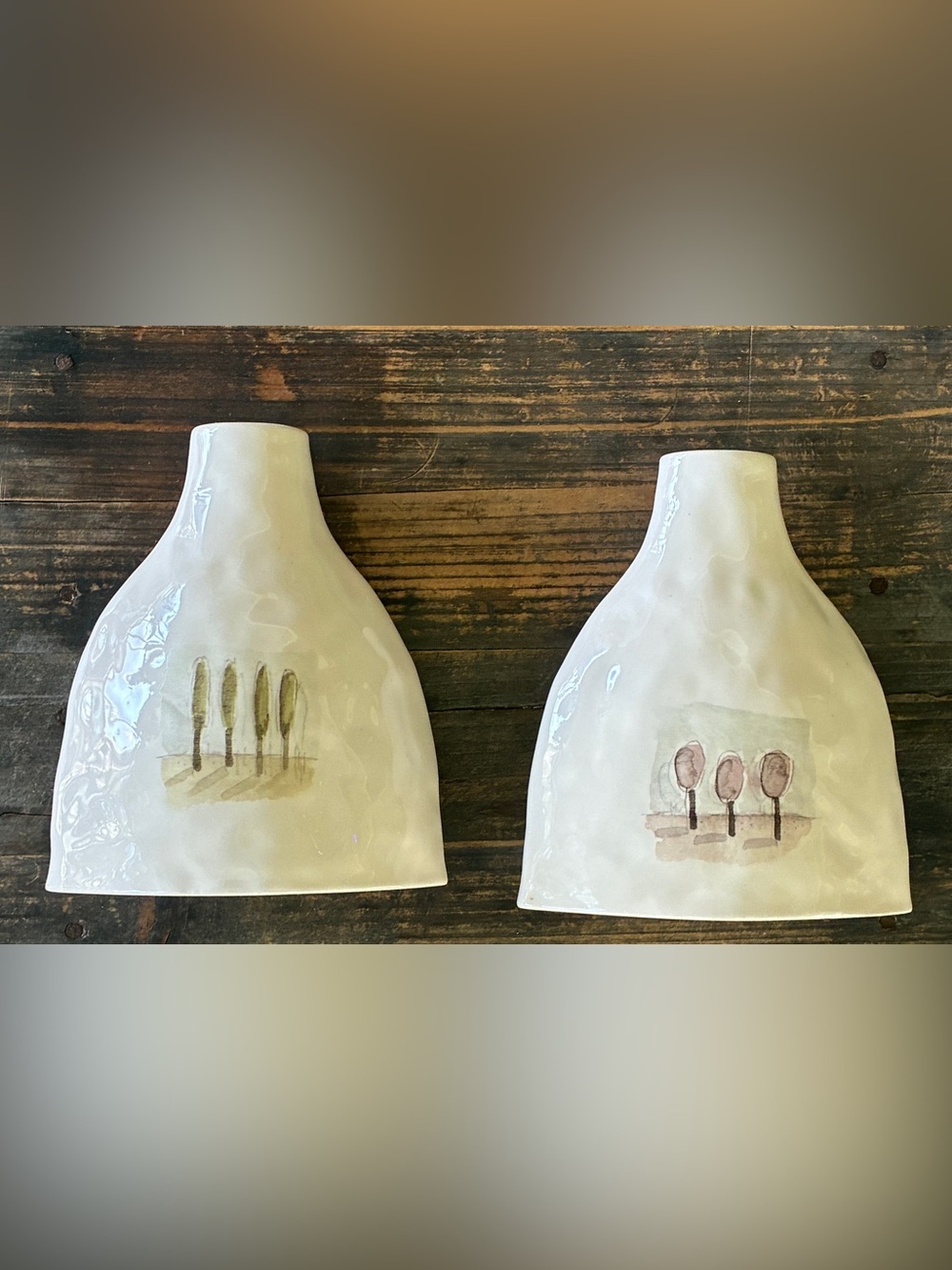 Rae Dunn Vases S/2